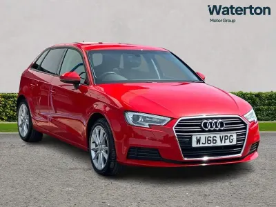Used Audi A3 2016 Red Hatchback