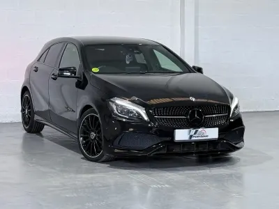 Used Mercedes A200 AMG Line Premium 136 HP (100 kW) 2017 Black Hatchback