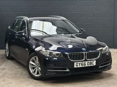 Used BMW 525 Comfort Edition 218 HP (160 kW) 2016 Blue Estate