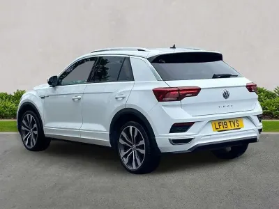 Used VW T-Roc R-line 150 HP (110 kW) 2019 White SUV