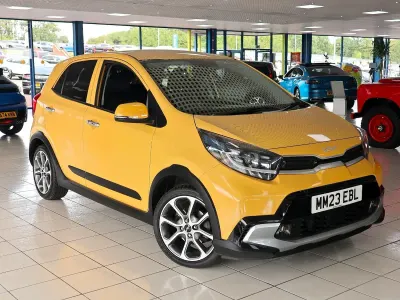 Used Kia Picanto X-Line 2023 Yellow Hatchback