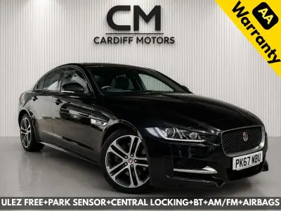 Used Jaguar XE R-Sport 250 HP (183 kW) 2017 Black Sedan