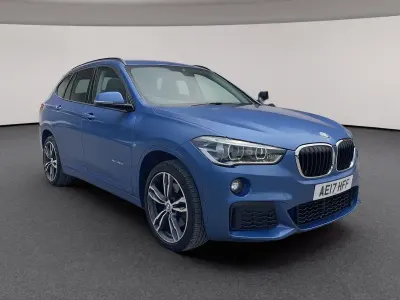 Used BMW X1 M Sport 231 HP (169 kW) 2017 Blue SUV