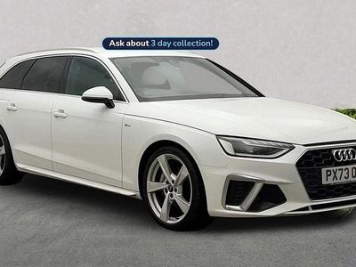 White Used 2023 Audi A4 S-Line Estate | £26,997 (Fair price)