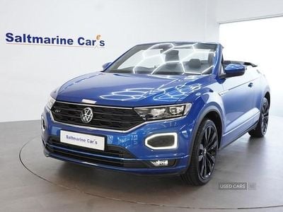 Blue Used 2021 VW T-Roc Cabriolet R-line Cabriolet | £21,990 (Fair price)
