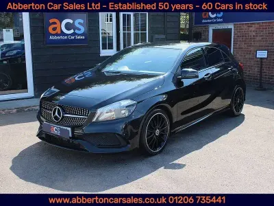 Używany Mercedes A200 AMG line 2018 Czarny Hatchback