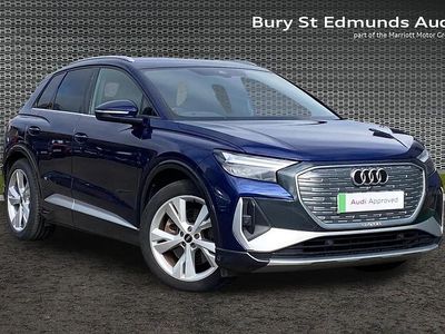 Used Audi Q4 e-tron S-Line 150 kW (204 HP) 2023 Blue SUV