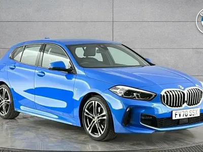 Used BMW 118 M Sport 138 HP (101 kW) 2020 Blue Hatchback
