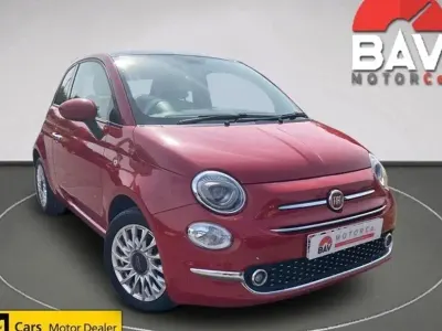 Used Fiat 500 Lounge 69 HP (50 kW) 2016 Red Hatchback