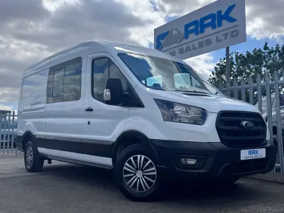 Used Ford Transit 130 HP (95 kW) 2022 White Van