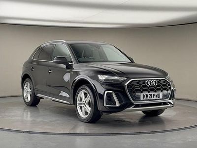 Myth black metallic/myth black metallic Used 2021 Audi Q5 S-Line SUV | £27,000 (Fair price)