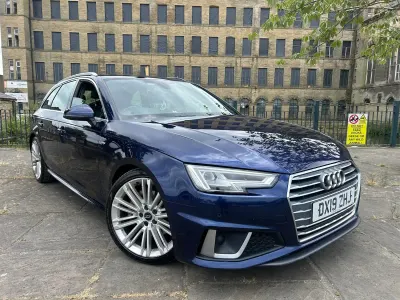 Used Audi A4 S-Line 190 HP (139 kW) 2019 Blue Estate