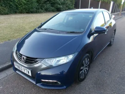 Used Honda Civic ES 120 HP (88 kW) 2013 Blue Hatchback