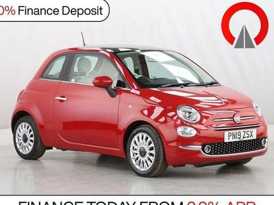 Used Fiat 500 Lounge 69 HP (50 kW) 2019 Red Hatchback