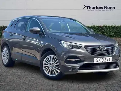 Used Vauxhall Grandland X Sport 131 HP (96 kW) 2018 Grey SUV