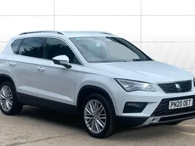 Used Seat Ateca XCELLENCE 150 HP (110 kW) 2020 White SUV
