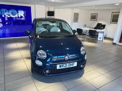 Used Fiat 500 Lounge 70 HP (51 kW) 2021 Blue Hatchback
