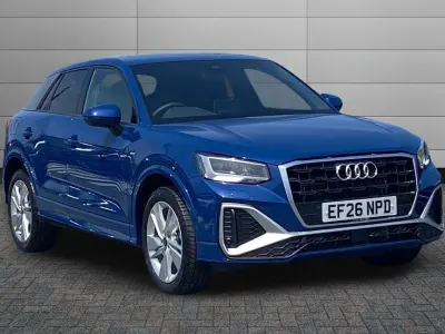 New Audi Q2 S-Line 148 HP (108 kW) 2026 Ascari blue SUV