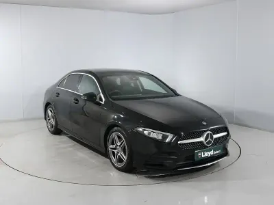 Used Mercedes A200 AMG line 150 HP (110 kW) 2021 Black Sedan