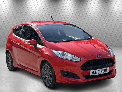 Used Ford Fiesta ST-Line 100 HP (73 kW) 2017 Red Hatchback