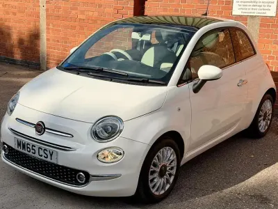 Used Fiat 500 Lounge 69 HP (50 kW) 2016 White Hatchback