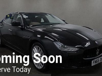 Black Used 2015 Maserati Ghibli Sedan | £12,790 (Fair price)
