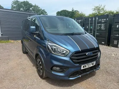 Used Ford Transit Custom Sport 182 HP (133 kW) 2020 Blue Van