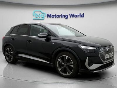 Black Used 2021 Audi Q4 e-tron S-Line SUV | £16,800 (Fair price)