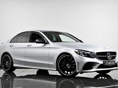 Silver Used 2020 Mercedes C220 AMG line Sedan | £19,995 (Fair price)