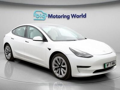Used Tesla Model 3 Long Range AWD 366 kW (498 HP) 2021 White Sedan