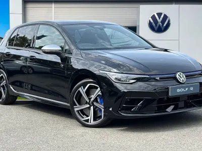 New VW Golf VIII R 2026 Black Hatchback