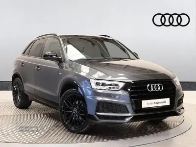 Used Audi Q3 Black Edition 150 HP (110 kW) 2018 Grey SUV