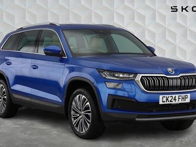 Used Skoda Kodiaq SE L Executive 147 HP (108 kW) 2024 Race blue metallic SUV