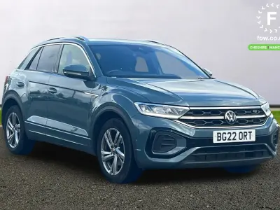 Begagnad VW T-Roc R-line 150 HK (110 kW) 2022 Blå SUV