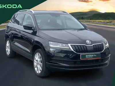 Used Skoda Karoq SE L 150 HP (110 kW) 2018 Black magic pearlescent SUV