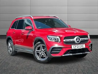 Used Mercedes GLB200 AMG line 161 HP (118 kW) 2021 Red SUV