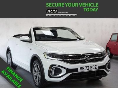 Used VW T-Roc Cabriolet R-line 150 HP (110 kW) 2022 White Cabriolet