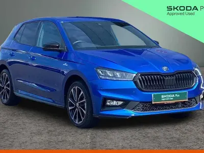 Used Skoda Fabia Monte Carlo 85 HP (62 kW) 2024 Race blue metallic Hatchback