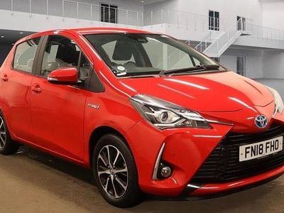 Red Used 2018 Toyota Yaris Hybrid Hatchback | £6,990