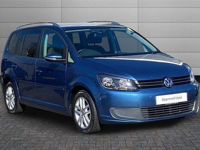 Used VW Touran SE 105 HP (77 kW) 2014 Acapulco blue MPV