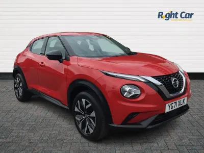 Used Nissan Juke Acenta 114 HP (83 kW) 2021 Red SUV