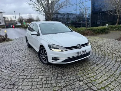 Used VW Golf VII Match 150 HP (110 kW) 2019 White Hatchback