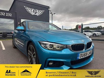 Blue Used 2018 BMW 420 M Sport Coupe | £13,695 (Fair price)