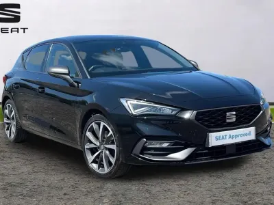 Used Seat Leon FR Sport 128 HP (94 kW) 2021 Black Hatchback