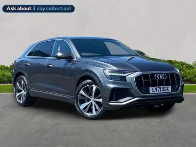 Used Audi Q8 S-Line 286 HP (210 kW) 2021 Grey SUV