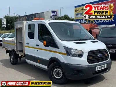 Used Ford Transit 130 HP (95 kW) 2019 White Cabriolet