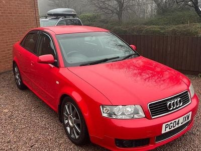 Used Audi A4 S-Line 163 HP (119 kW) 2004 Red Sedan