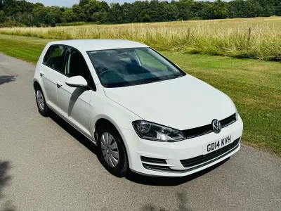 Used VW Golf VII S 2014 White Hatchback
