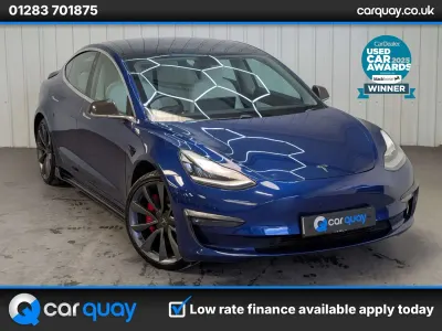 Używany Tesla Model 3 Performance 82 kW (112 KM) 2019 Niebieski Sedan/Limuzyna