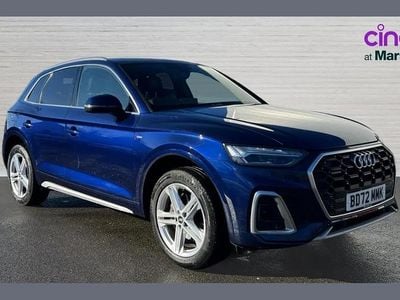 Used Audi Q5 S-Line 204 HP (150 kW) 2022 Blue SUV